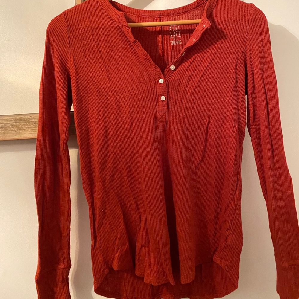 Aerie Waffle shirt